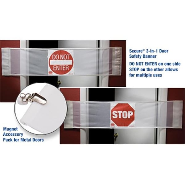 Secure Secure DSB-3-in1 Door Safety Banner With Stop & Do Not Enter DSB-3-in1 - main
